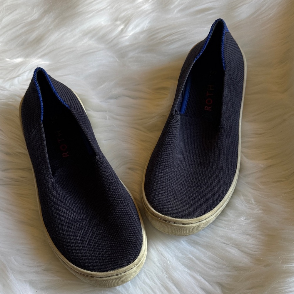 Rothy's The Kids Sneaker Navy Blue